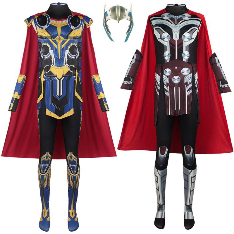 Halloween Cosplay Costume Thor 4 Adult Kids Unisex Bodysuit Superhero Fancy Dress Comic Con Party