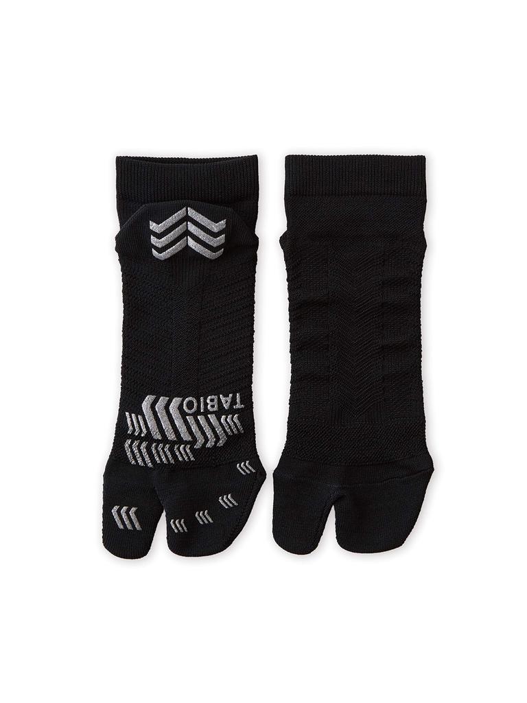 Tabio Racing Tabi Taglie Fatte in Calzini Neri, 25,0-27,0 cm, Giappone,
