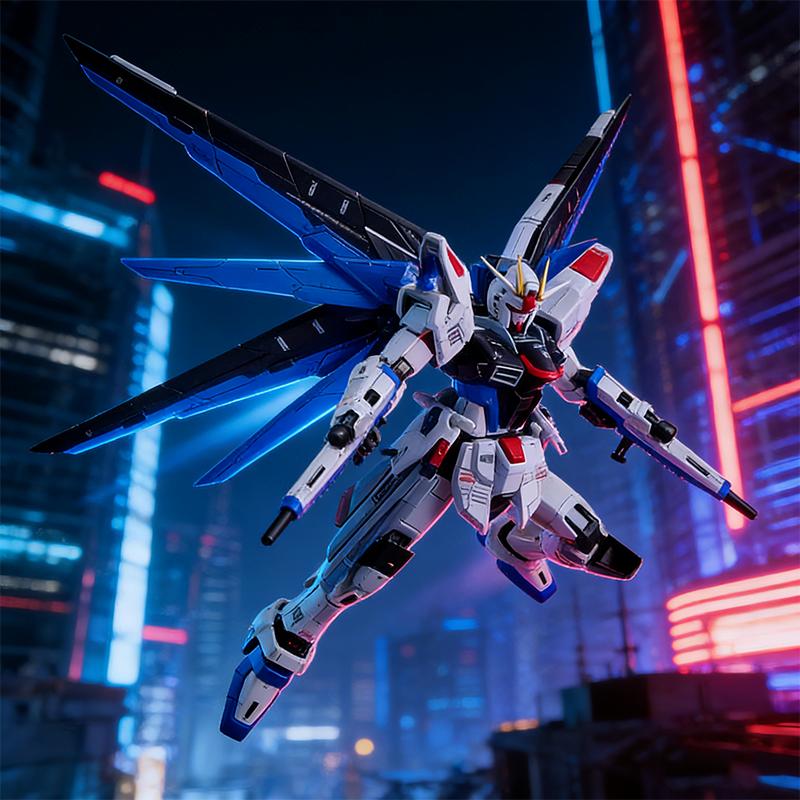 Ready StockSupa Mg Base Tamashii Nations Exclusive Freedom Model- Shanghai Statue Ver. Gc Children'S Puzzle Assembly Model Toy