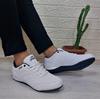 Jump 11743 White Thin Sole Fuspet Sports Shoes