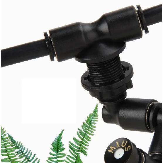 Universal Misting Nozzle 360°Rotatable Fogger Sprayer Reptile Terrarium Rainforest Vivarium Humidity Irrigation System Nozzle