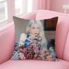 singer versatile IU LLee Jieun Cushion Cover Pillow Case Soft Skin Friendly Fabric  Concealed Zipper