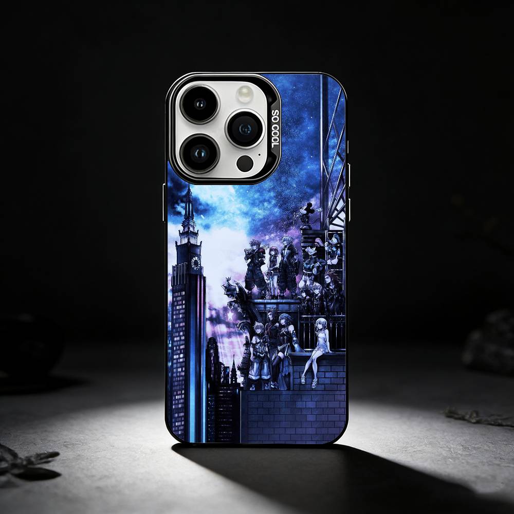 K-Kingdoms H-Hearts Game Phone Case For iPhone 17,16,15,14,13,12,11 Plus,Pro Max,XS,Colored silver phone case iPhone15pro