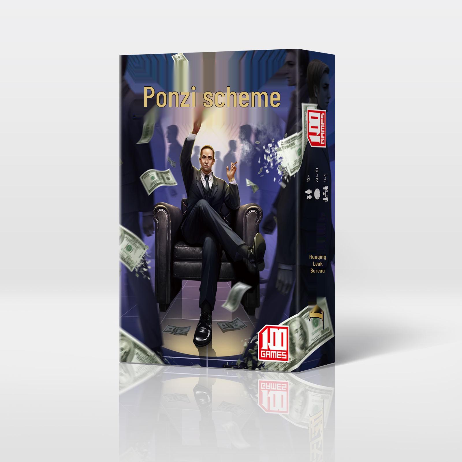 Ponzi Scheme Party Game: Anti-Fraud Financial Management Card Game