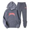 Tide Brand Sweater Set BACKWOODS Printed Men's and Women's Fleece Hoodie Two-piece Set