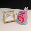 Large Capacity Makeup Brush Holder Snail Pen Container Funny Pen Holder  School Supplies