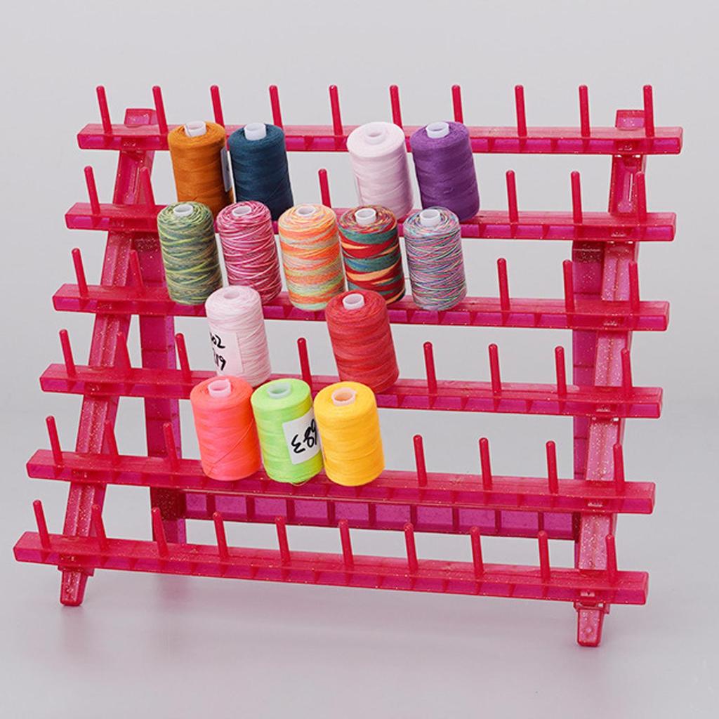 Sewing Thread Rack Holder, Thread Organizer Portable Shelf Spool Rack Spool Stand for Embroidery Hobbyists Jewelry Tailors