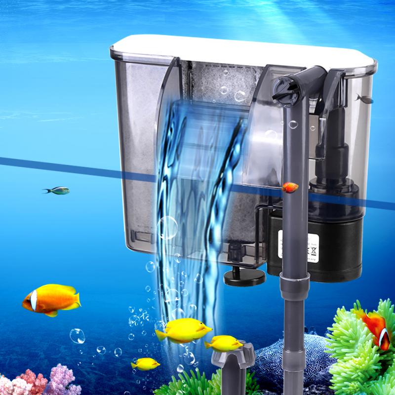 Hang on Aquarium Filter Fish Tank Filter External Hanging Fish Tank
