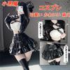 Little Devil Cosplay Sexy Extreme Temptation Shiny Leather Maid Clothes PU Leather Cute Moe Mini Skirt Lingerie Halloween Christmas Crossdressing