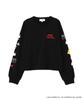 AVIREX Hello Kitty Long Sleeve T-Shirt Women's S 010 Black 783-6130605