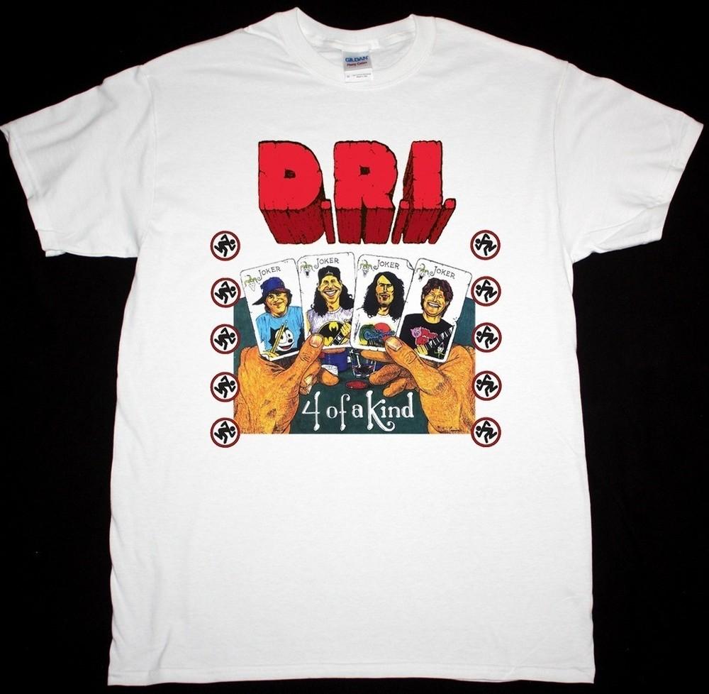 Rare Dirty Rotten Imbeciles Band Four of a Kind Shirt White S to 5XL BB729 Unisex T-Shirt S