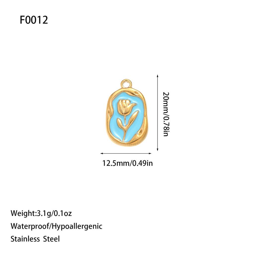 European and American Titanium Steel Enamel Jewelry: Pendant, Bracelet, Necklace, Earrings