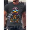 Sommer Herren 3D-Druck Rundhals-T-Shirt