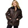 Women's Jacket Wrangler Fringe Relaxed Fit Brown/black