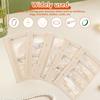 Portable Jewelry Storage Binder Transparent Jewelry Storage Ring Pouch Bag Waterproof Ring Book Binder with Zipper Bag
