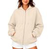 Women's Fall Casual Cozy Cardigan - Flattering Relaxed Fit Long Sleeve Knit Top for Everyday Wear