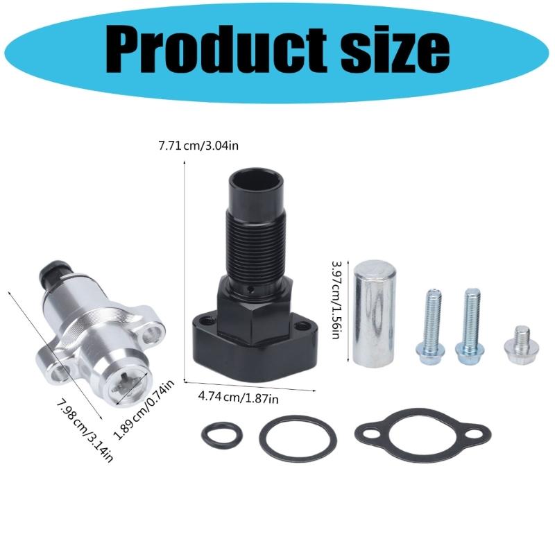 Replacement Timing Chain Tensioner HC00063 3022152 for 900 XP Motorcycle Engine Service, Aluminum Housing Designed to Maintain Engine Chain System