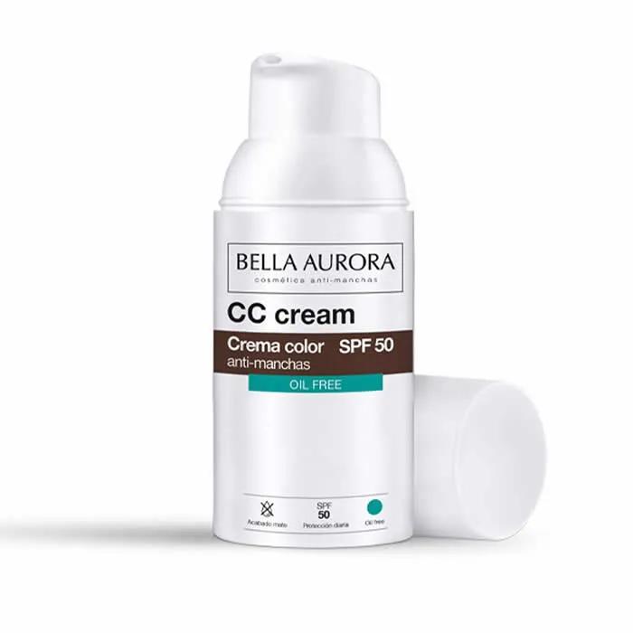 Bella Aurora CC крем против пятен без масла Spf50 30 мл