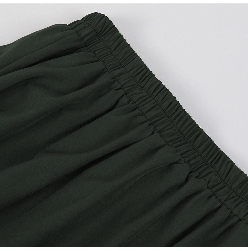 Medieval Renaissance Pleated Long Gothic Victorian Skirt for Women