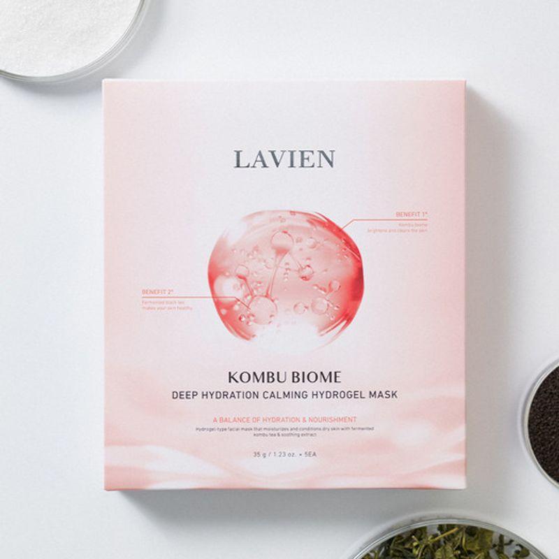 

LAVIEN [1 BOX/5 Sheets] Kombu Biome Deep Hydration Hydrogel Mask 1BOX (5ea)