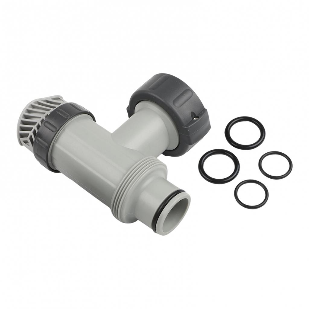 Easy Hose Swapping Pool Plunger Valve Water Flow Control