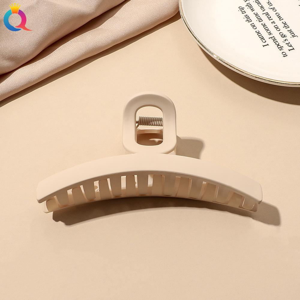 Daily Head Wear Set Women Fashion Claw Clip   Solid Coffee Black Acrylic Large Hair Claw Korea for Girl Clip Barrette Hair Accessories