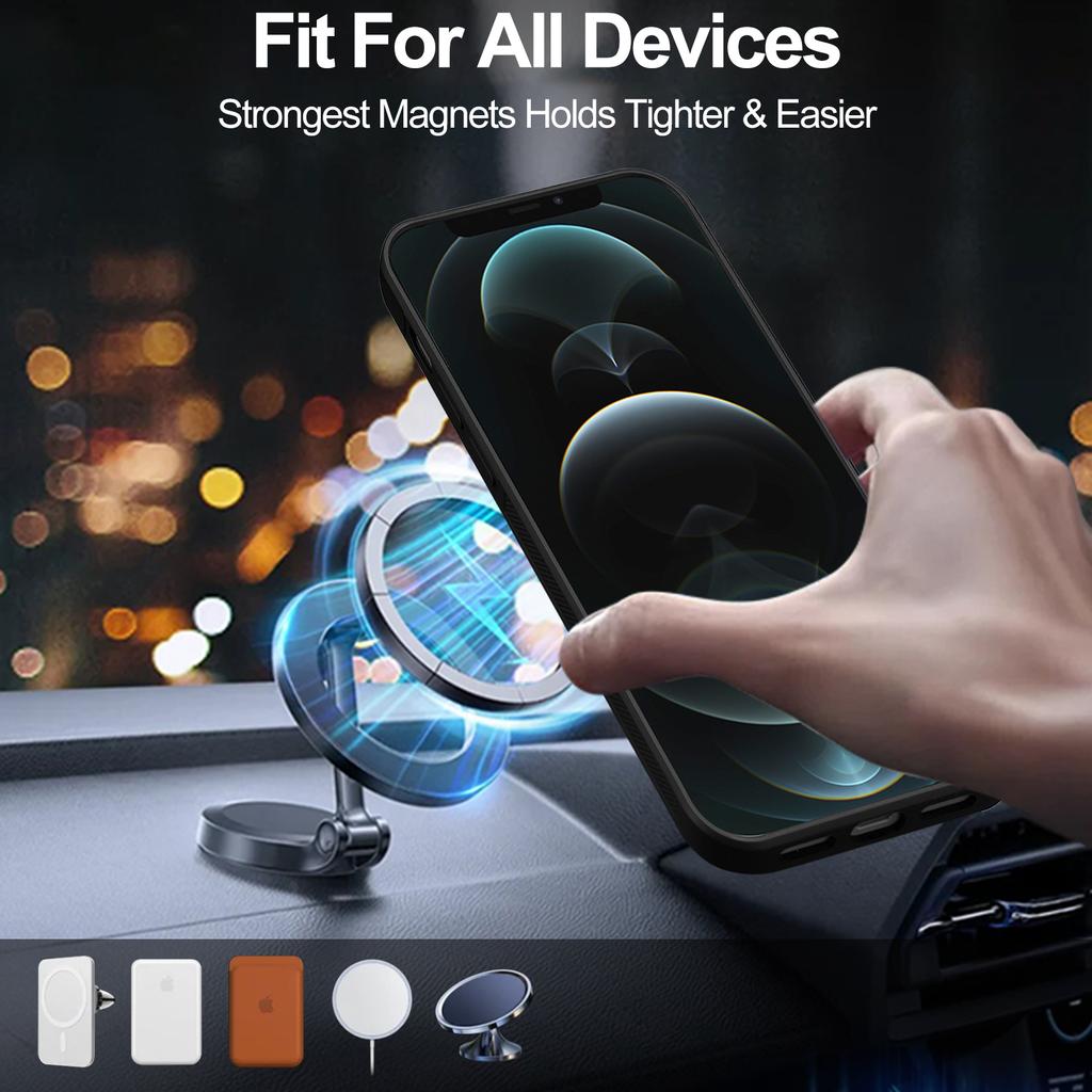 LC.IMEEKE L2 Series for iPhone 14/13 Case PU Leather Wallet Detachable Magnetic Phone Cover