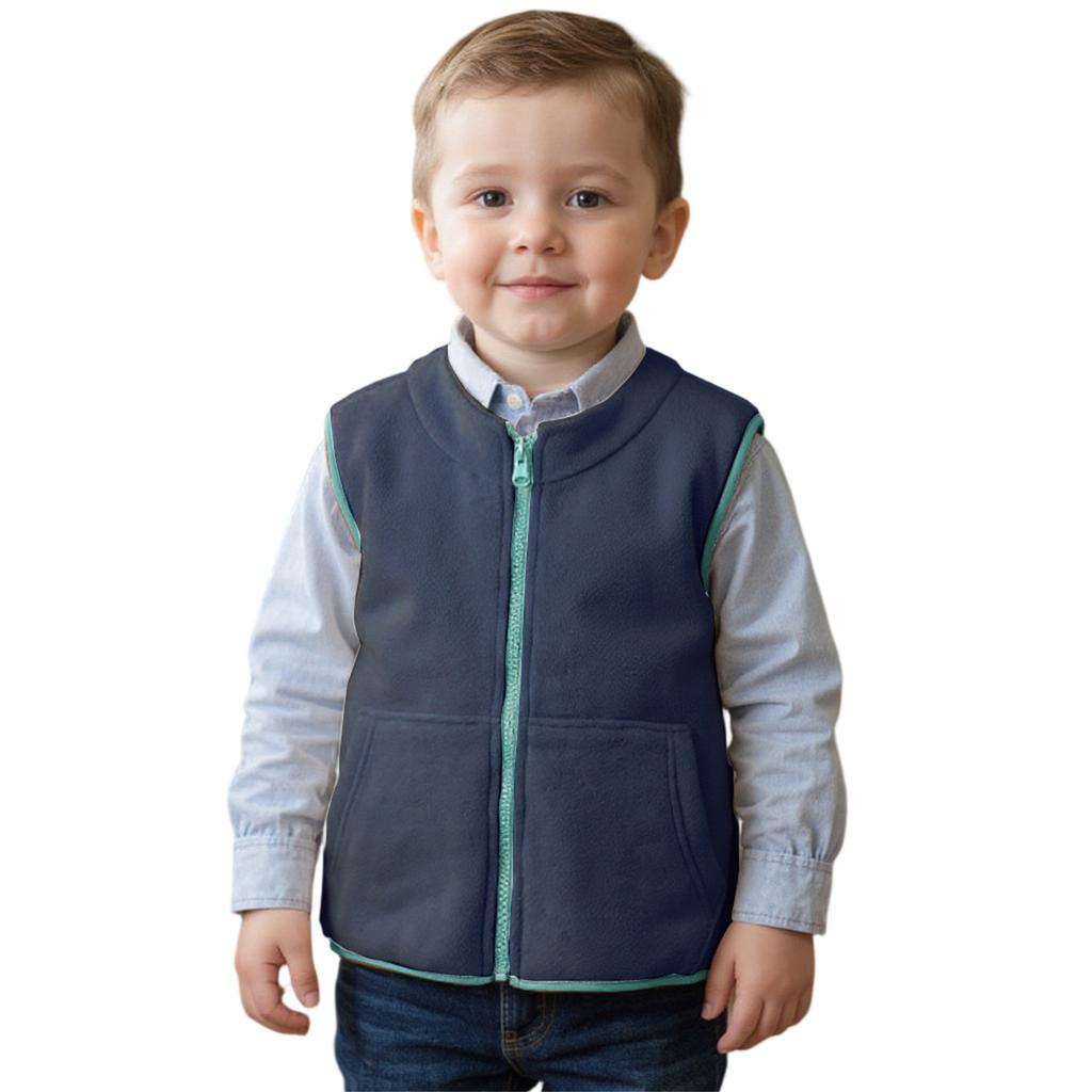 Children's Vest  Fleece Vest  And Winter Plus Velvet Thickened Waistcoat Children's Vest