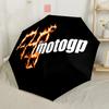 Paraguas Automático Portátil con Logo de Motogp en Llamas Compacto y Duradero Diseño de 8 Varillas Diseño Plegable Esencial para Viajes Accesorio Elegante