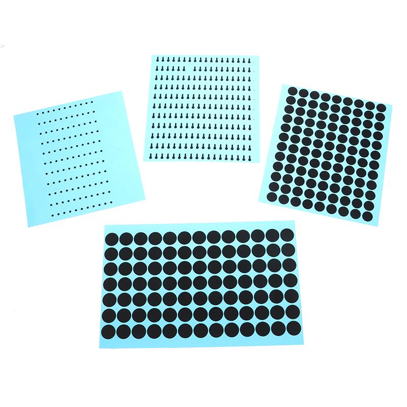 Diameter 1.5/2/3.5/7/8/9MM Black Conductive Rubber Pads Keypad Repair Kit For IR Remote Control Conductive Rubber Buttons