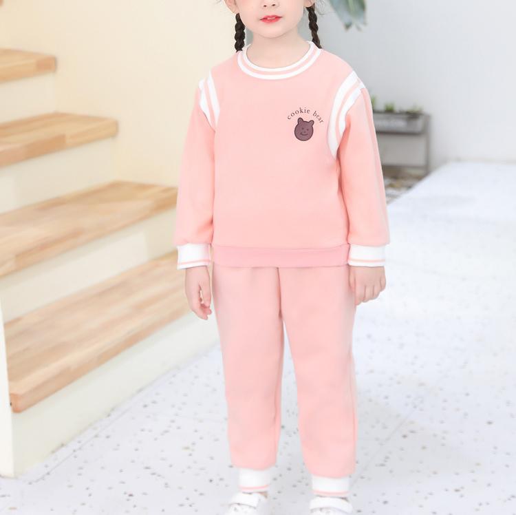 Modischer Mädchenanzug, hochwertiger Samt-Babyanzug, Herbst- und Wintermantel