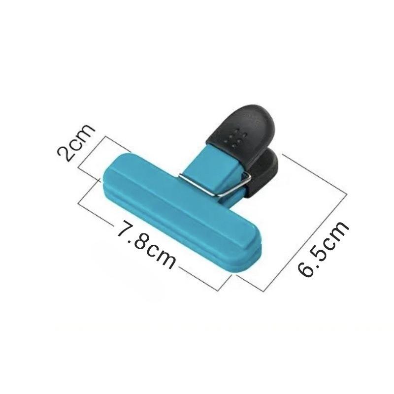 2 ks Tvarovaná těsnící spona na potraviny do kuchyně Spona na uzavírání obalů bramborových lupínků a snacků Plastová spona na uzavírání sáčků, nepropustná a odolná proti vlhkosti