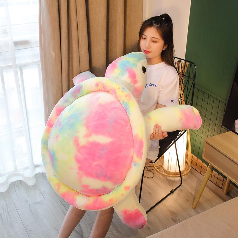 35/45/55cm Lovely Tortoise Plush Toy Kawaii Animal Dolls Stuffed Soft Animal Sea Turtle Pillow Birthday Gifts for Children Girl