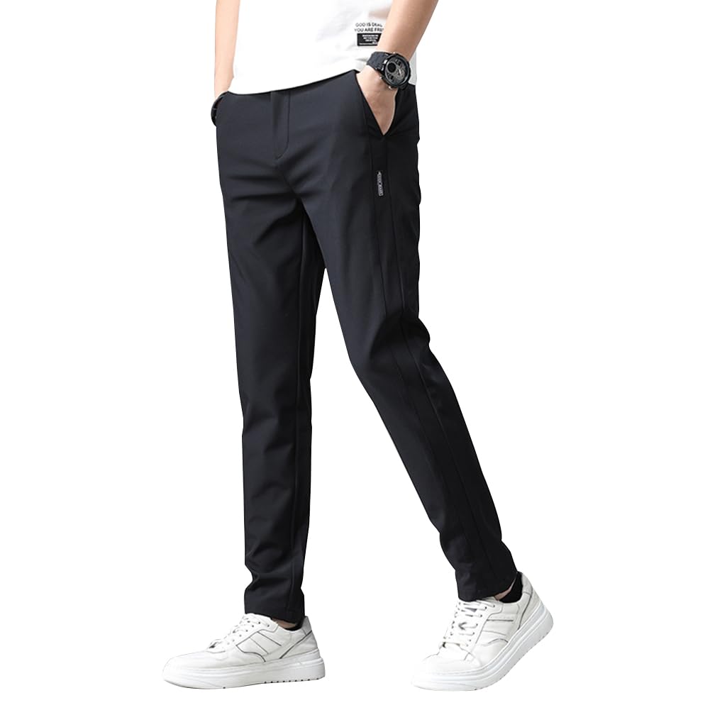 Pants Mens Trousers Cooling Summer Clothing Jogger Cool Quick-Dry Ultra Stretch Sweatpants Lightweight Thin Leggings Beautiful Legs Spring