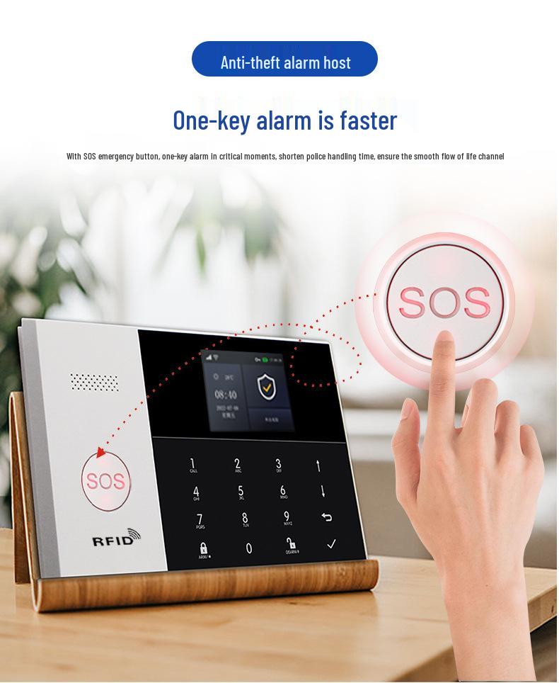 WiFi GSM Smart Home Anti-Theft Alarm System with Mobile App Control