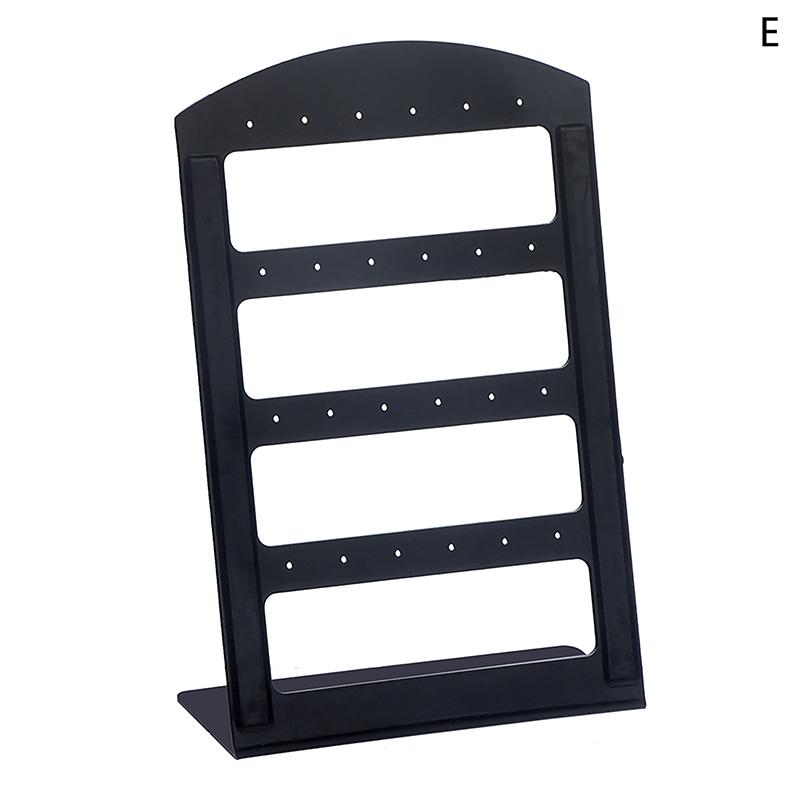 

Ожерелье Браслет Серьги Ювелирные Изделия Подвесные Аксессуары Дисплей Шкаф Подставка Для Сережек Для Пластиковых Сережек 15*10cm чёрный