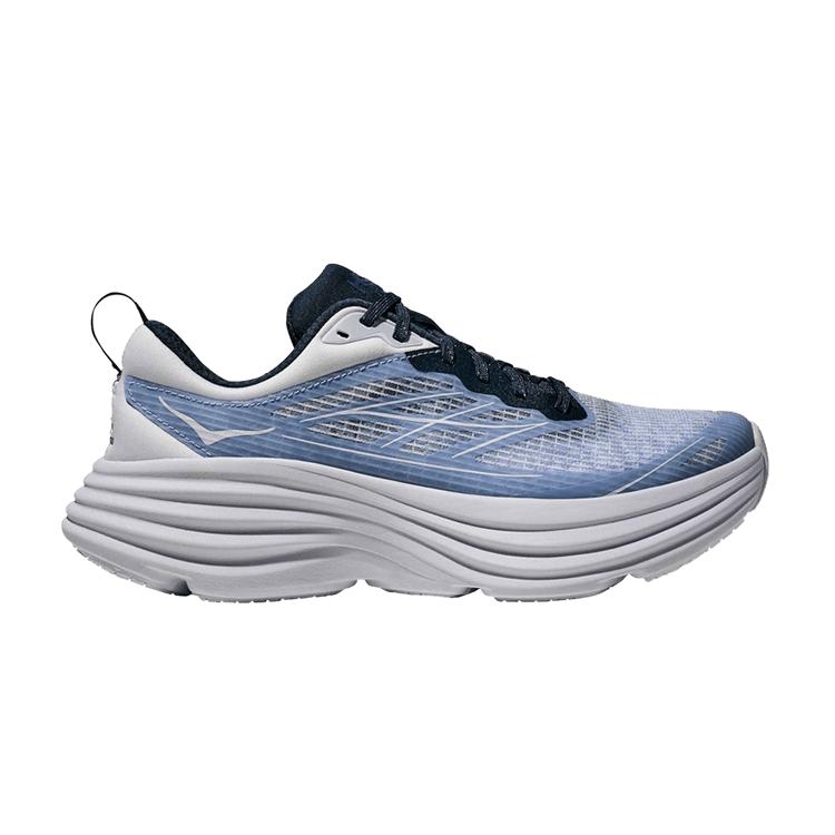 HOKA Bondi 8 Caged Stealth Tech Pack - Sea Ice Men Sneakers Blue Grape-Agate 1155391-SRPG