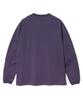 [go slow caravan] 341902 USA/C Iwana Cat Print Long Sleeve T-Shirt, Violet, Medium