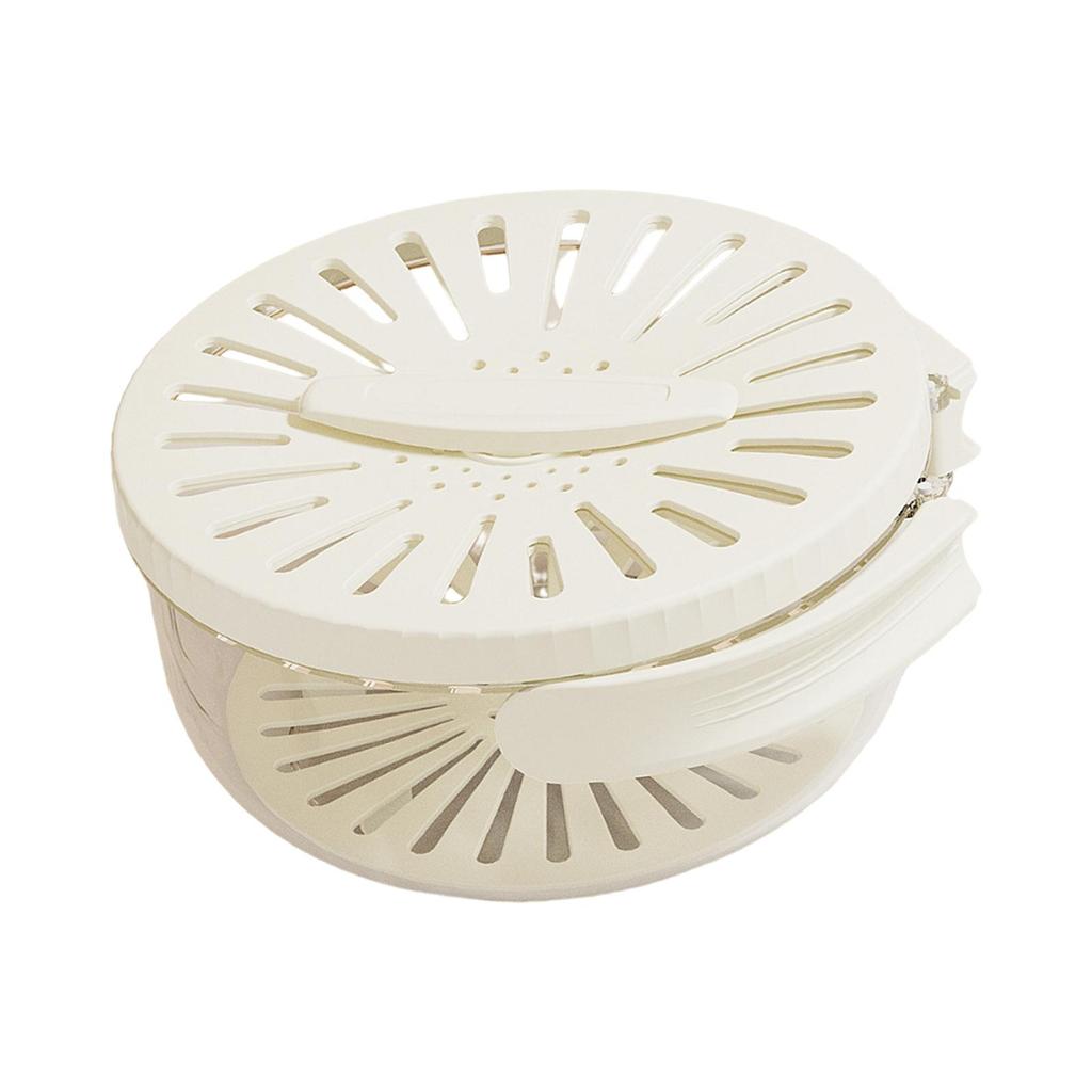 Draining Basket with Lid,  with Collapsible Handle,Portable Food Storage Container