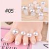 8 Pcs Comfortable Crystal Diamond Waterdrop Pedicure Tool Toe Silicone Separator Flower