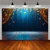 Party Ball Background Golden Glittering Stage Horseracing Sparkling Star Photography Children Birthday Background Decoration
