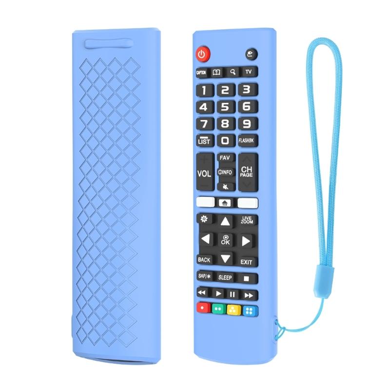 Silicone Cover For  AKB75095307/AKB75375604/AKB74915305 Television Remote Case, Durability Protections Sleeve