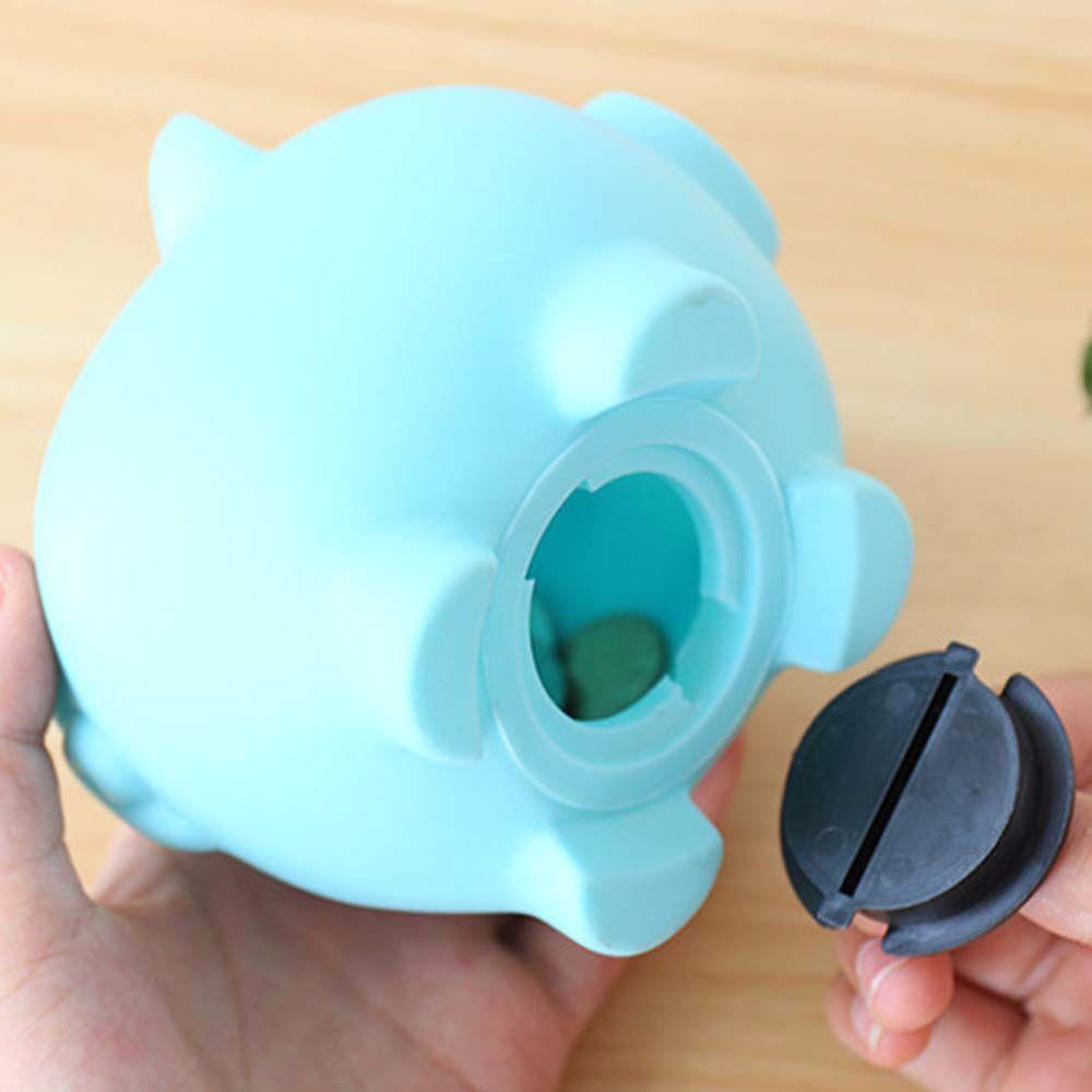 Cute Small Shatterproof Home Decor Pig Shaped Coins Storage Box Birthday Gift Money Bank Piggy Bank