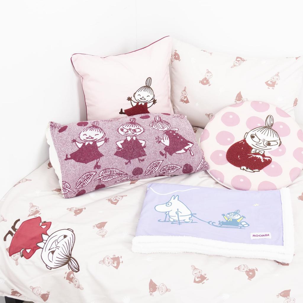MORIPiLO (Morishita) Little My Moomin Duvet Cover Set (Duvet Cover 150x210cm, Pillowcases 43x63cm) Beige, Cute 2-Piece Character Set