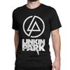 Men Women's T-Shirt Linkinparks Music Band Awesome Cotton Tees Short Sleeve Rock T Shirt Round Neck Tops Printed
