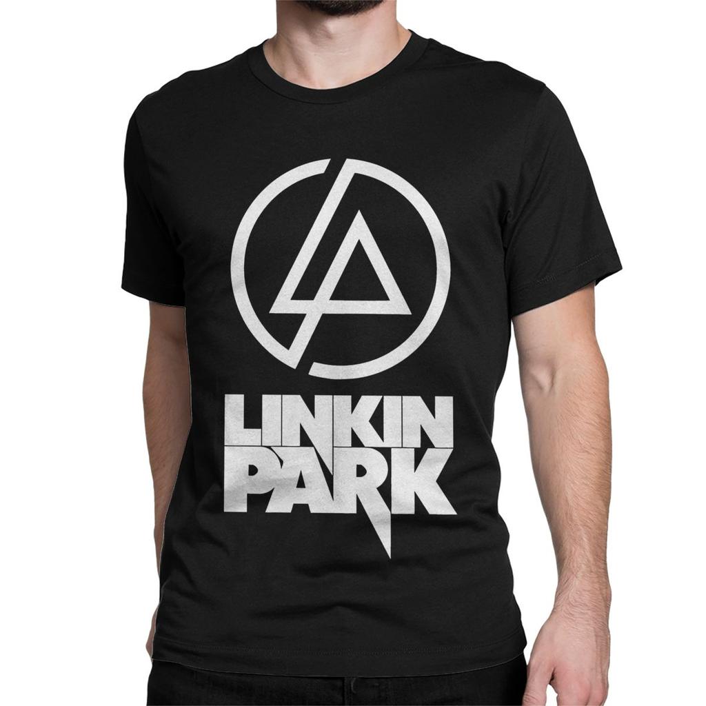 Men Women's T-Shirt Linkinparks Music Band Awesome Cotton Tees Short Sleeve Rock T Shirt Round Neck Tops Printed