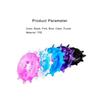 Male Cockring TPE Soft Time-delay Ring Snowflake Shape Masturbator Flexible TPE Erection Ring Adults Sex Toy for Men Lock Ring