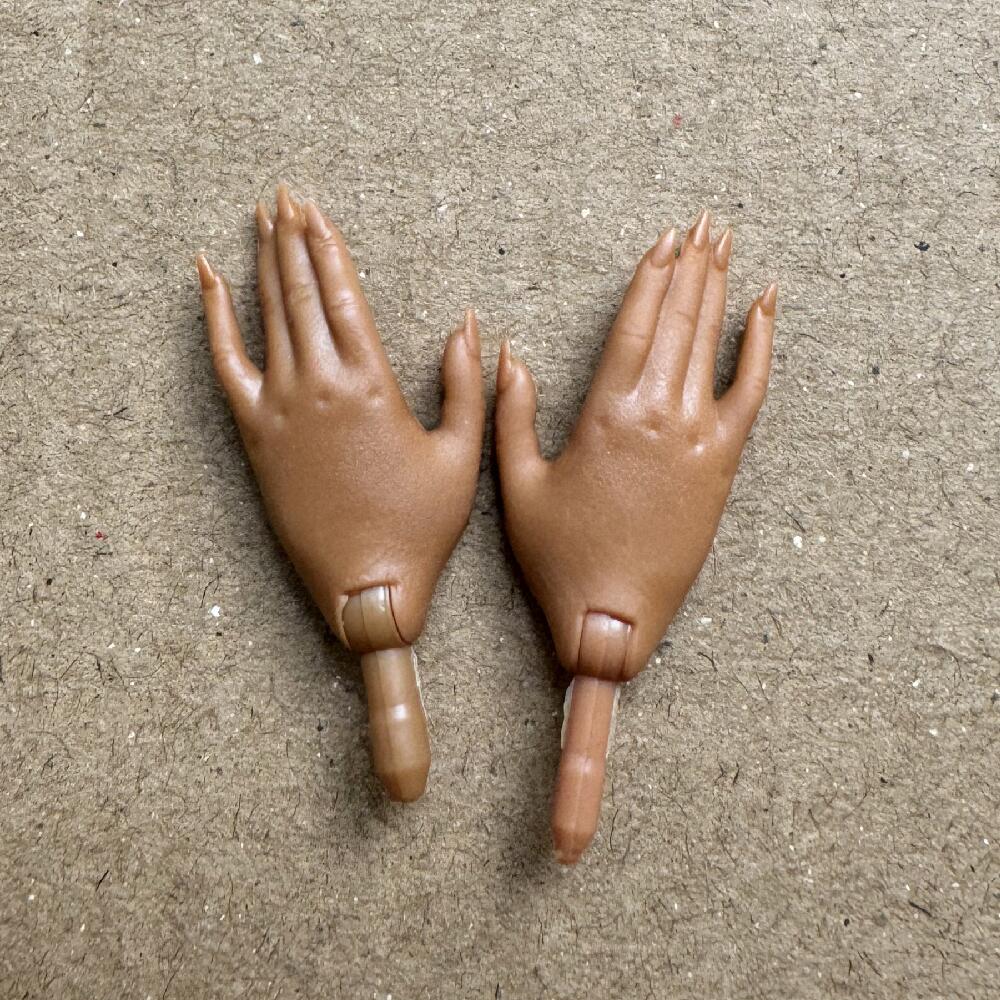 Big Sister Doll Replacement Hands White Brown Black Skin Doll Parts Original Doll Accessories 1/6 Doll Decorations