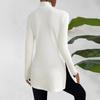 2026 Plus Size Turtleneck Pullover Women Sweater Slim Fit Ribbed Knit Mid-length Top Solid Color Fashion Elegant Autumn Winter Basic Slim Fit Clothing