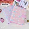 Heart-shaped PU Leather Card Holder A5 Scrapbook for Celebrity Fans Memory Storage and Pocards Large Capacity Po Album
